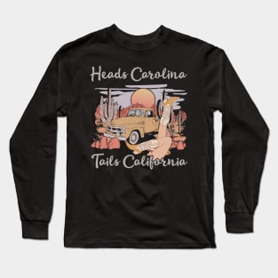 Heads Carolina, Tails California Cowgirl Boot Long Sleeve T-Shirt